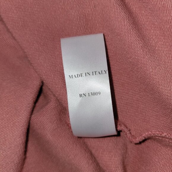 Wolf Vs Goat Pink Crewneck Sweatshirt S 58% Cotton 38% Modal 4% Elastan Made In - Picture 4 of 4